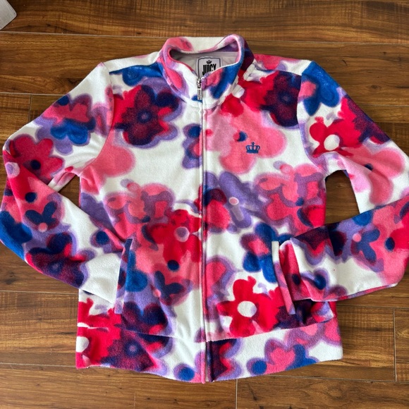 Juicy Couture Tracksuit | Floral Terry Cloth - Picture 2 of 12